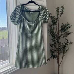 Green Gingham Madewell Mini XXS